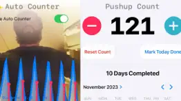 pushup counter app iphone screenshot 1