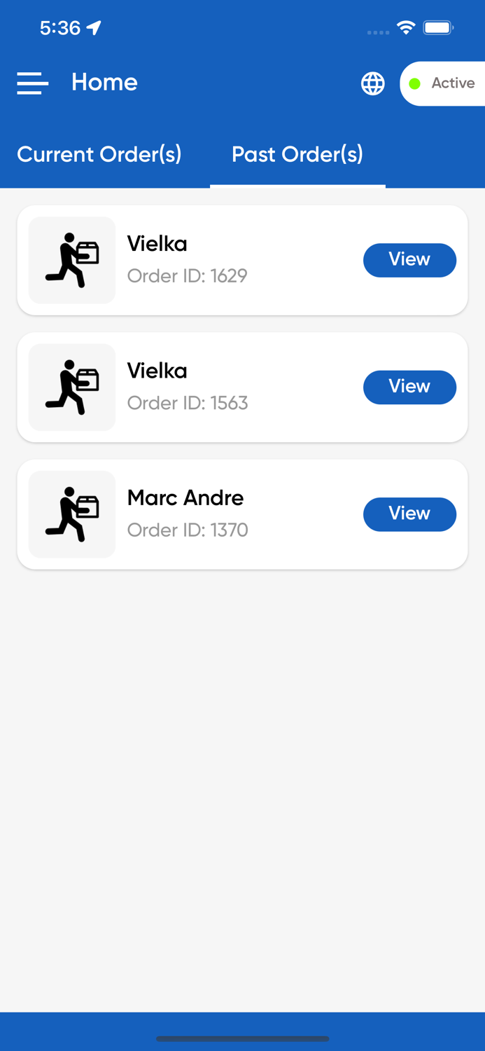 Food Runners - Driver