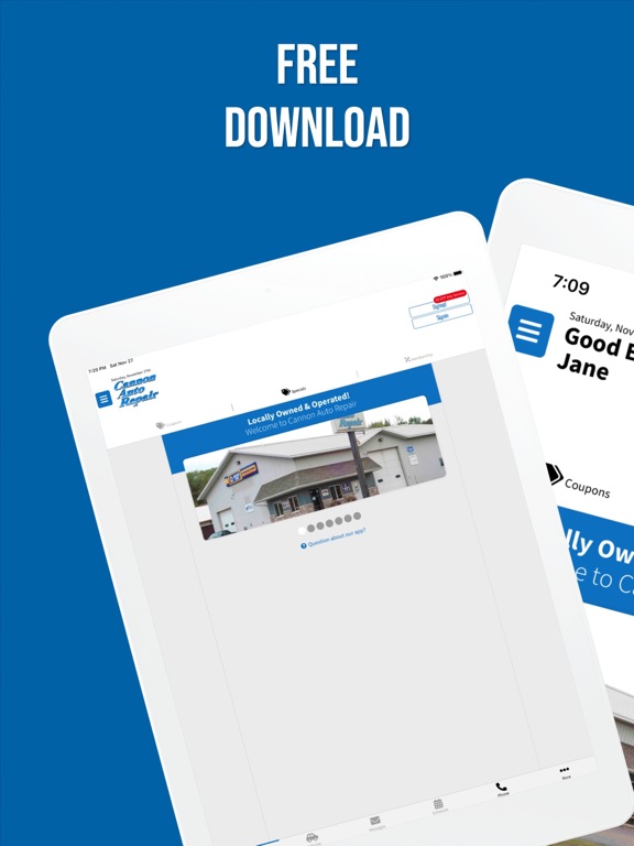 Cannon Auto Repair iPad screenshot 1 - Productivity app