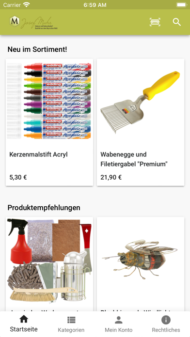 Imkereibedarf Muhr Screenshot