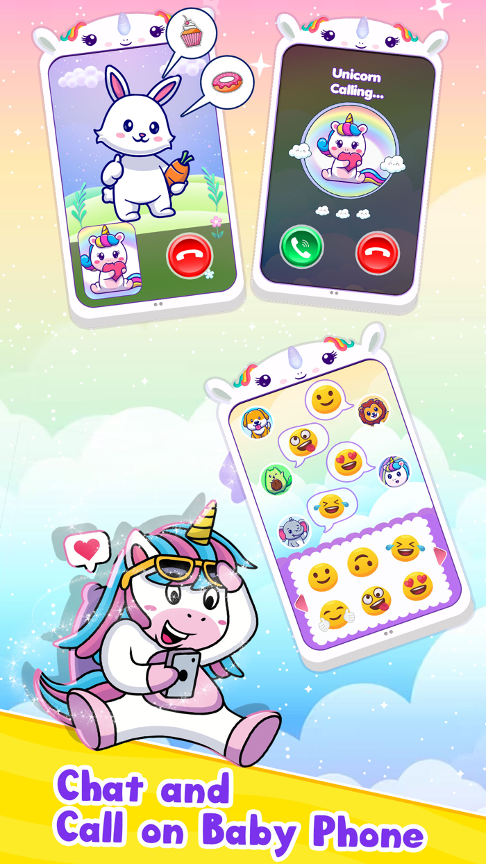 Baby Unicorn Phone For Kids 2