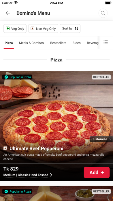 Domino's Pizza Bangladesh Screenshot