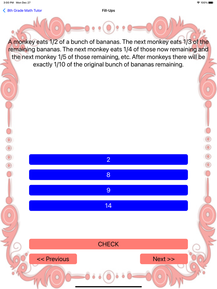 8th Grade Math Tutor