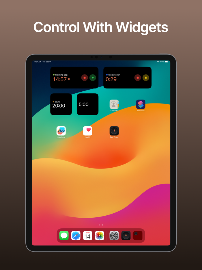 Rad Timers and Widgets