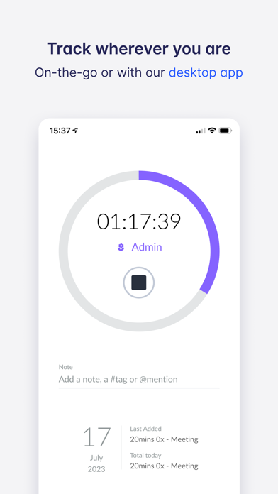 Timeular: Time Tracking Screenshot