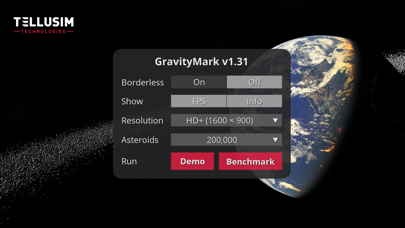 GravityMark GPU Benchmark Screenshot