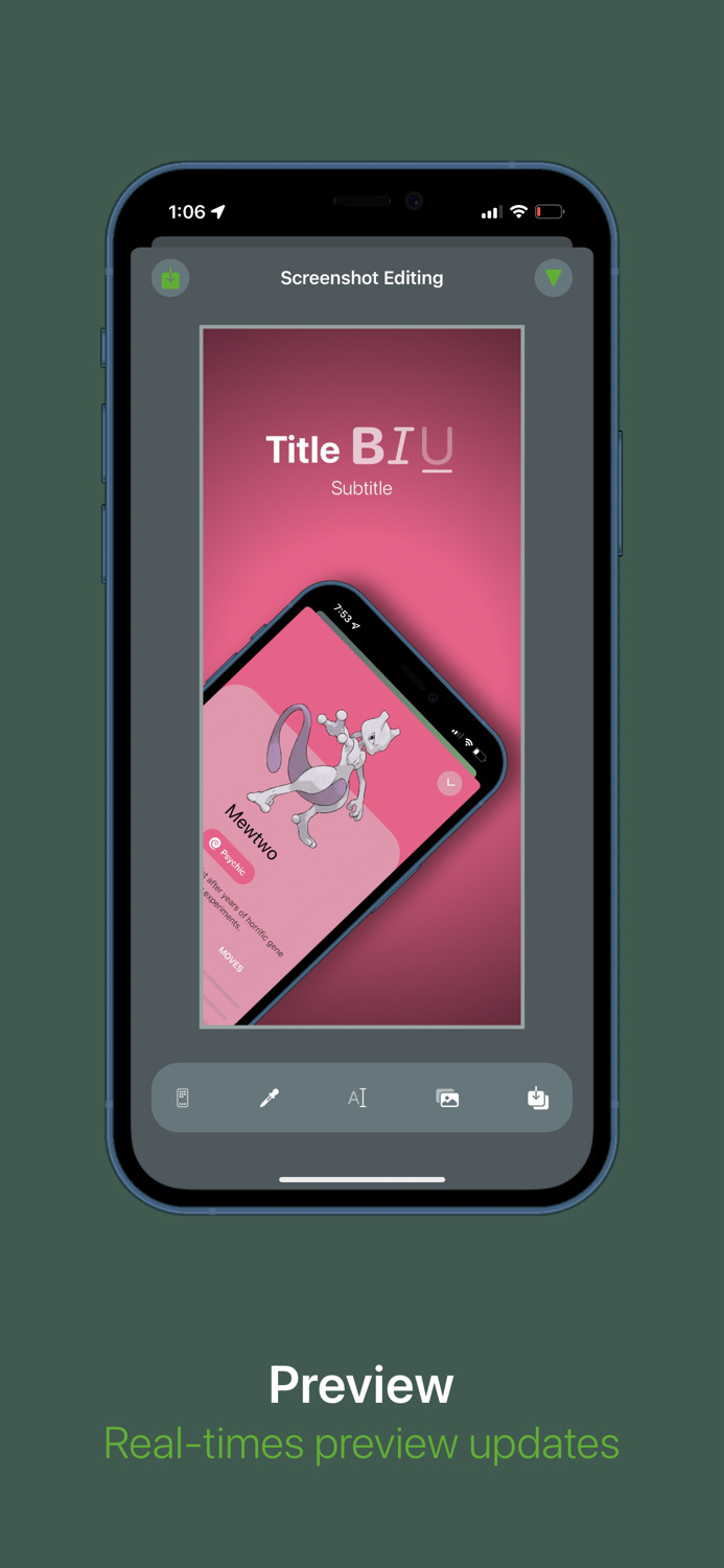Screenly - Mockup Screenshots
