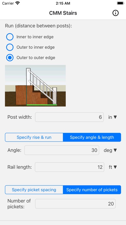 CMM Stair Rail Calculator screenshot-6