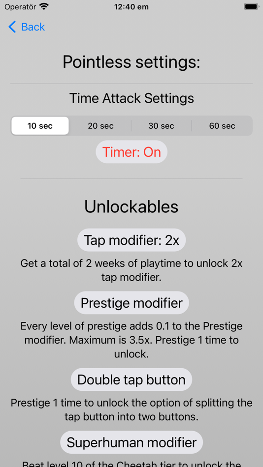 #5. The Pointless Tapping Game (iOS) By: Patrik Ell