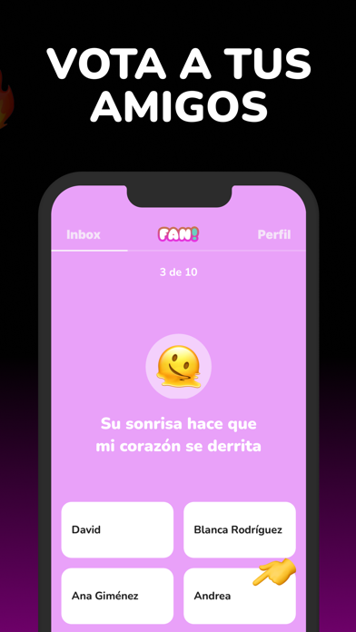 FAN! - Votos anónimos Screenshot