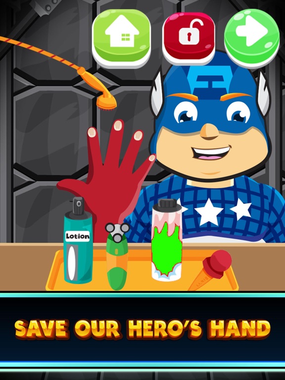 Screenshot #4 pour Superhero Hand Doctor Game