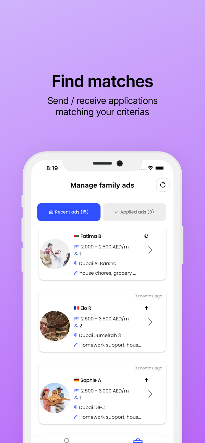Nanny Finder UAE - no agency