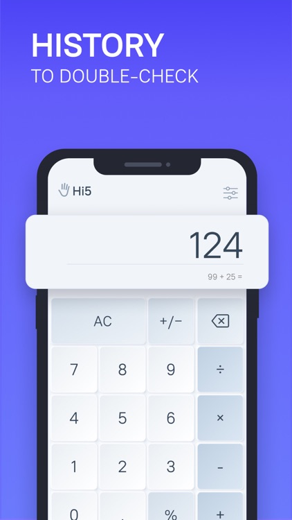 Calculator with History - Hi5