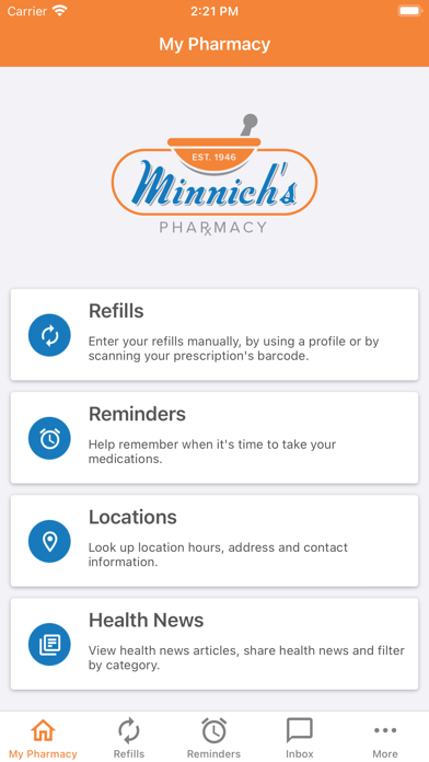 Minnich's Pharmacy Screenshot