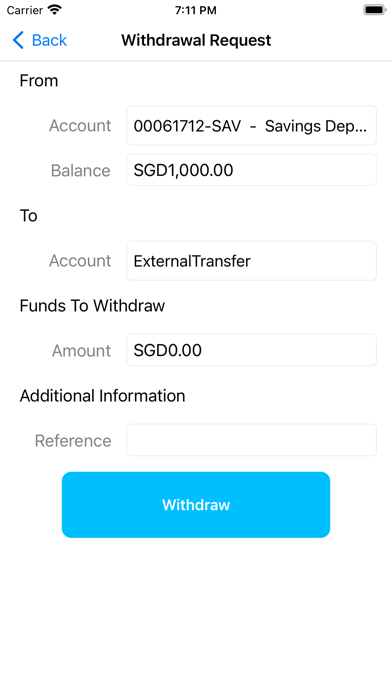 AUPE Credit Co-operative Screenshot