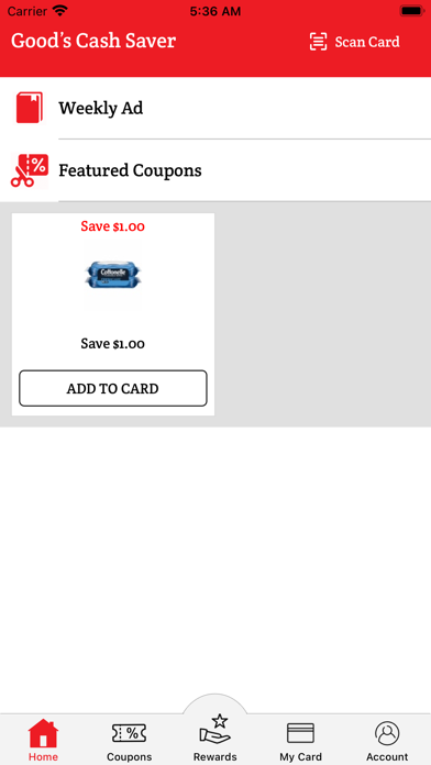 Goods's Cash Saver Screenshot