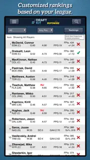 fantasy hockey draft kit '23 iphone screenshot 1