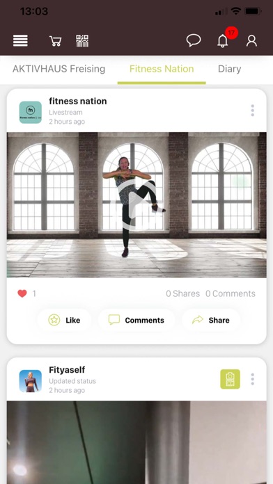 AKTIVHAUS Fitness Screenshot