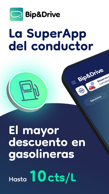 Bip&Drive Parking, Gasolineras