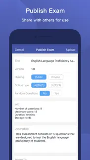 mtestm - an exam creator app iphone screenshot 4