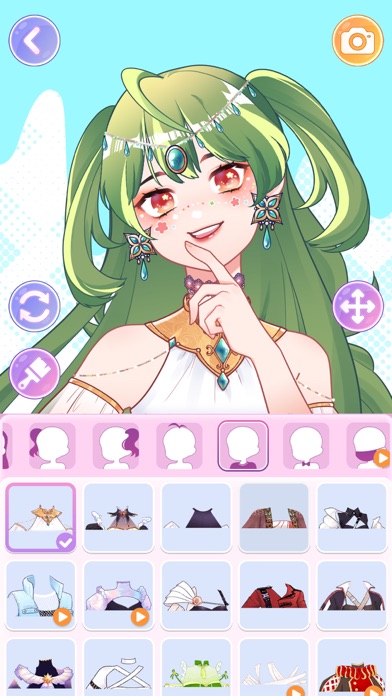Anime Doll Avatar Maker Game Screenshot