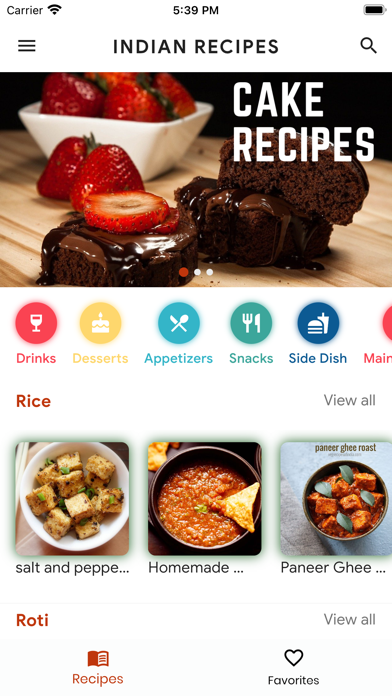 Veg Recipes of India Screenshot