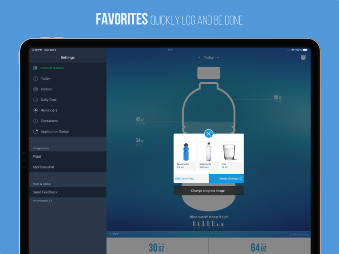 Waterlogged — Drink More Water