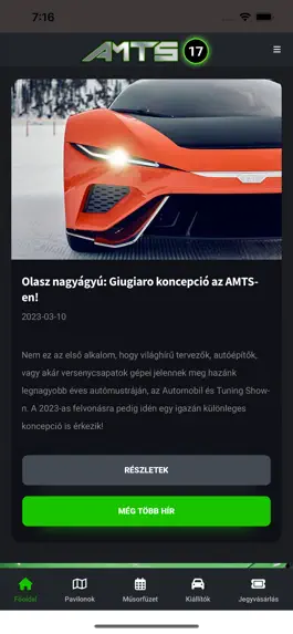 Game screenshot AMTS Automobil és Tuning Show apk