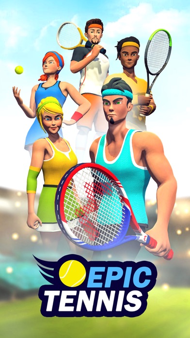 Tennis Super Star 3D Games Screenshot