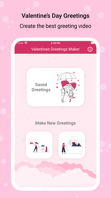 Screenshot #1 pour Valentines Greetings Maker