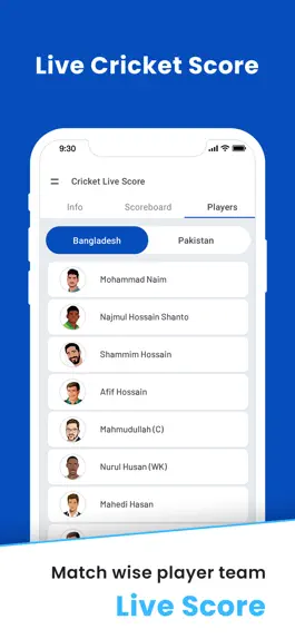 Game screenshot lpl 2022 - Live Cricket Score hack