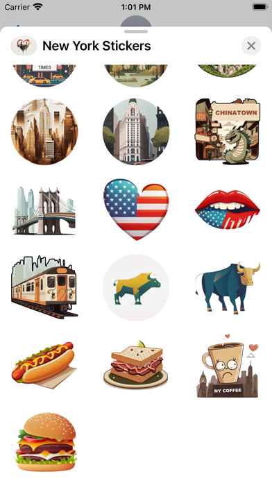 Screenshot #3 pour New York Stickers