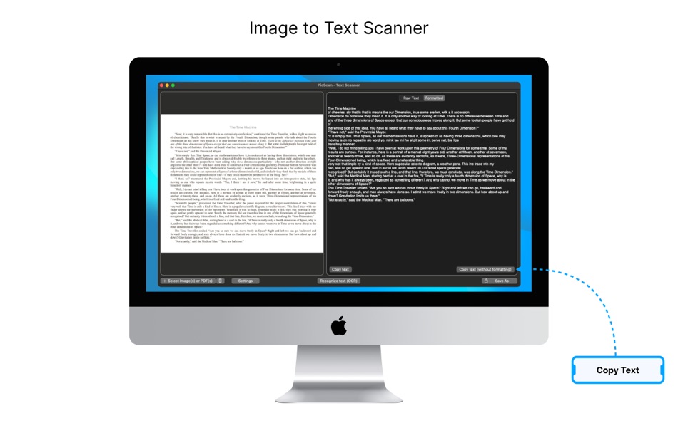 #1. PicScan: Image to Text Scanner (macOS) 来自: Technostacks Infotech Private Limited