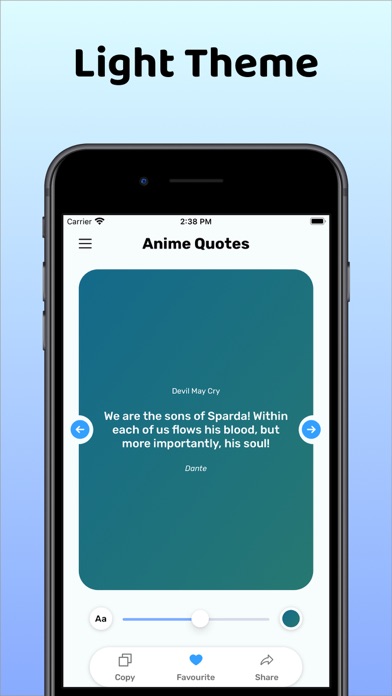 AnimeFLV Quotes Screenshot