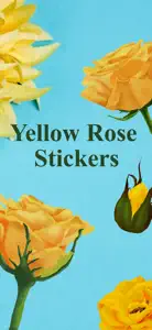 Yellow Rose Stickers screenshot #1 for iPhone