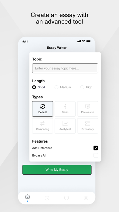 AI Essay Writer - Essay helper Screenshot