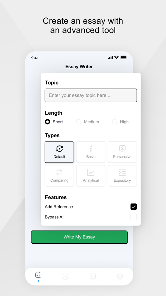 AI Essay Writer - Essay helper - 1.0.5 - (iOS)