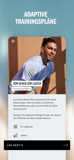 ‎adidas Running: Lauf App Screenshot