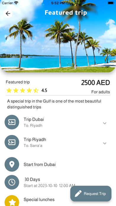 Trips Line Screenshot
