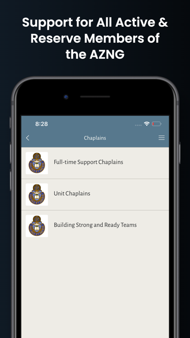 AZNG Soldier Family Resources Screenshot