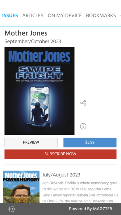 Mother Jones Screenshot