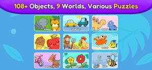 Baby Puzzle Games 2-5 yr kids screenshot #1 for iPhone