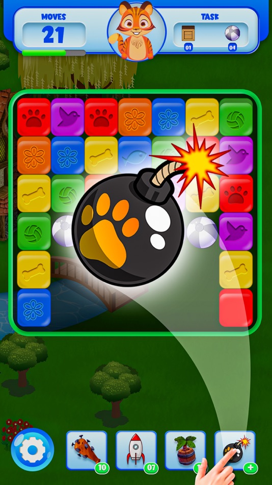 #2. GEM Match & Blast Blocks (iOS) Podle: Atta Mohi Ud Din
