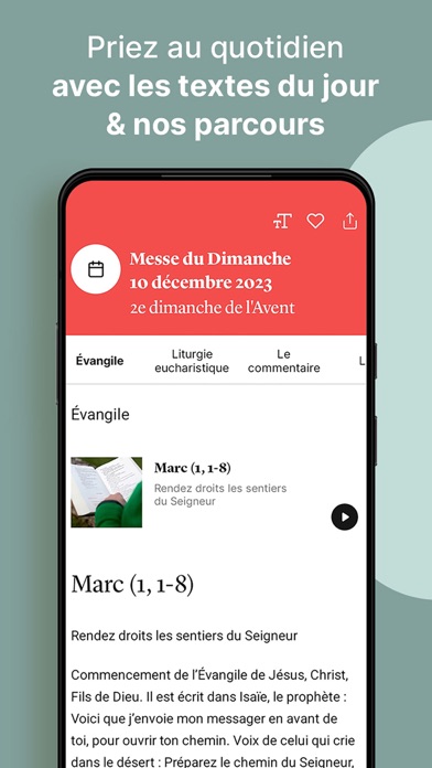 Prions : Bible & Méditation Screenshot