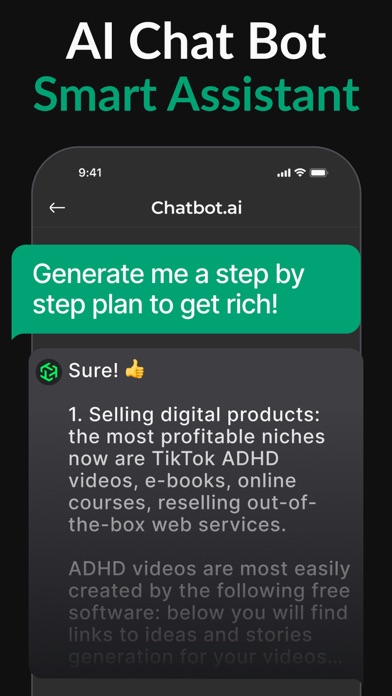 ChatBot AI - Assistant & Chat Screenshot
