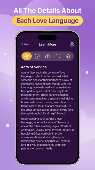 Love Quiz App Screenshot