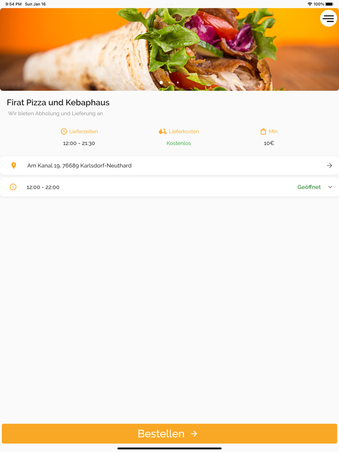 Firat Pizza und Kebaphaus