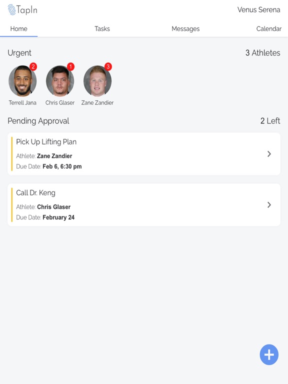 TapIn - App iPad screenshot 1 - Productivity app