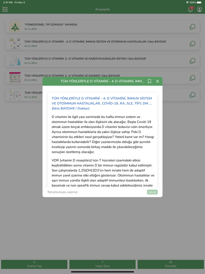 Fonksiyonel Tıp Dünyası