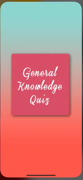 Game screenshot General Knowledge Quiz mod apk